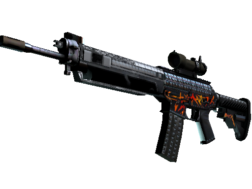 Buy CS2 rifle SG 553 | Heavy Metal (Minimal Wear) skin