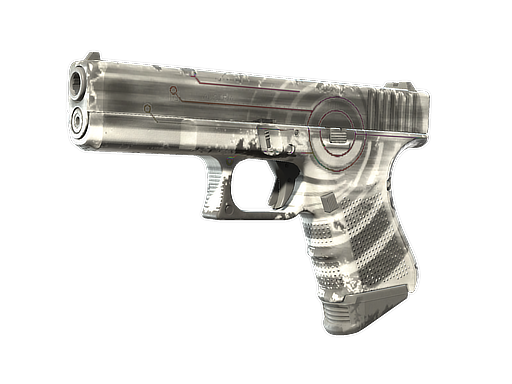 Buy CS2 pistol Glock-18 | Trace Lock (Well-Worn) skin
