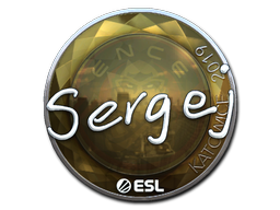 Buy CS2 sticker Sticker | sergej (Foil) | Katowice 2019 skin