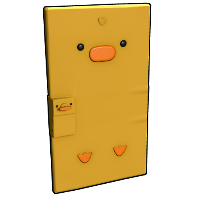 Buy Rust sheet metal door Easter Chick Door skin