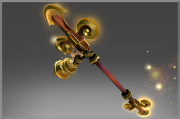 Buy Dota 2 wearable Inscribed Golden Staff of Gun-Yu skin