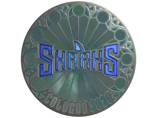 Buy CS2 sticker Sticker | Sharks Esports (Foil) | Cologne 2026 skin