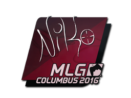Buy CS2 sticker Sticker | NiKo | MLG Columbus 2016 skin