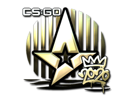 Buy CS2 sticker Sticker | Astralis (Gold) | 2020 RMR skin