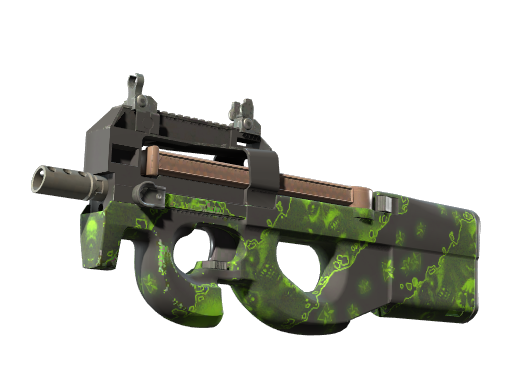 Buy CS2 smg StatTrak™ P90 | Virus (Minimal Wear) skin
