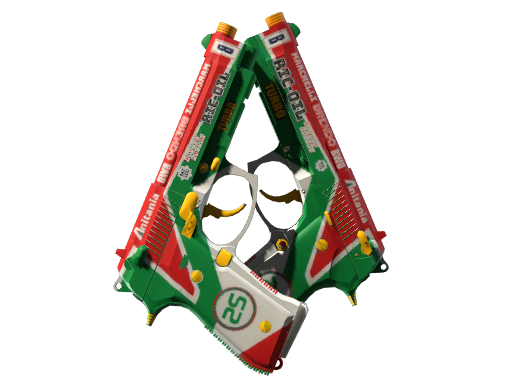 Buy CS2 pistol Souvenir Dual Berettas | Twin Turbo (Minimal Wear) skin