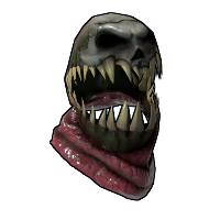 Buy Rust burlap headwrap Tooth Monster Headwrap skin