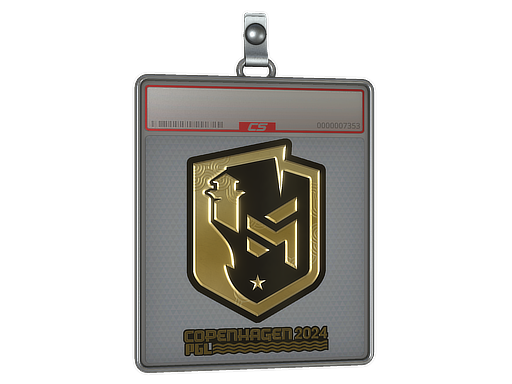 Buy CS2 charm Sticker Slab | PGL (Gold) | Copenhagen 2024 skin