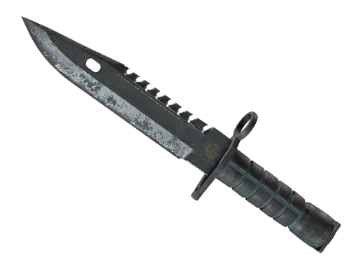 Buy CS2 knife ★ M9 Bayonet | Night (Battle-Scarred) skin