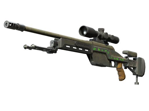 Buy CS2 sniper rifle StatTrak™ SSG 08 | Necropos (Battle-Scarred) skin