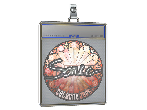 Buy CS2 charm Sticker Slab | Sonic | Cologne 2026 skin