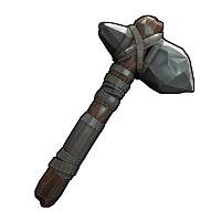 Buy Rust stone hatchet Low Poly Stone Hatchet skin