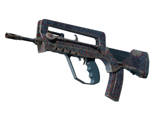 Buy CS2 rifle StatTrak™ FAMAS | Hexane (Well-Worn) skin