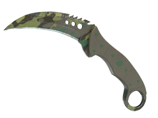 Buy CS2 knife ★ StatTrak™ Talon Knife | Boreal Forest (Well-Worn) skin