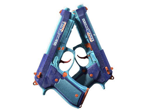 Buy CS2 pistol Dual Berettas | Hydro Strike (Field-Tested) skin