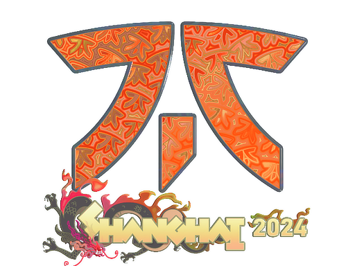 Buy CS2 sticker Sticker | Fnatic (Holo) | Shanghai 2024 skin