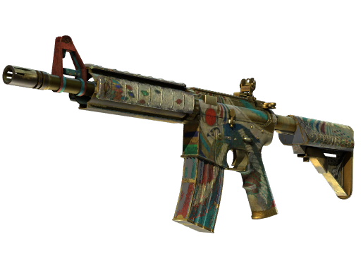Buy CS2 rifle Souvenir M4A4 | Eye of Horus (Battle-Scarred) skin