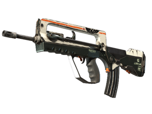 Buy CS2 rifle Souvenir FAMAS | 2A2F (Well-Worn) skin