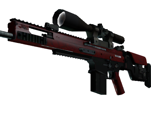 Buy CS2 sniper rifle StatTrak™ SCAR-20 | Crimson Web (Minimal Wear) skin
