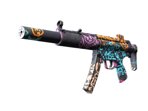 Buy CS2 smg Souvenir MP5-SD | Neon Squeezer (Field-Tested) skin