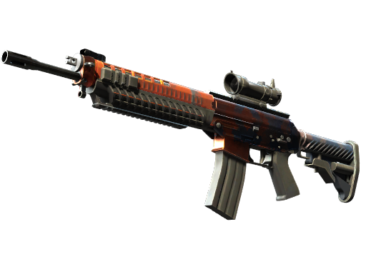 Buy CS2 rifle StatTrak™ SG 553 | Danger Close (Minimal Wear) skin