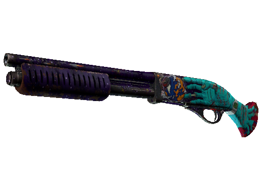 Buy CS2 shotgun StatTrak™ Sawed-Off | Apocalypto (Battle-Scarred) skin