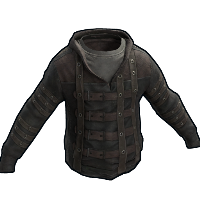 Buy Rust hoodie Leather Strapped Hoodie skin