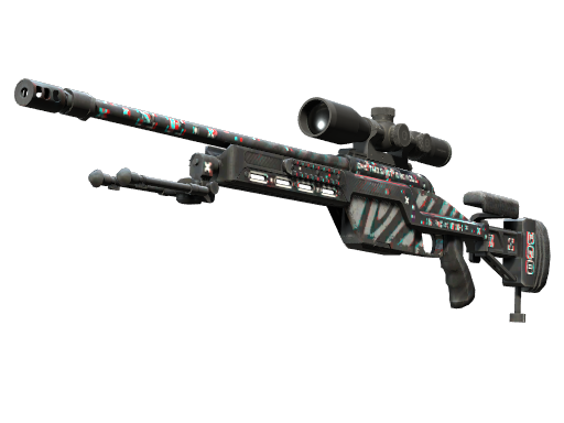 Buy CS2 sniper rifle StatTrak™ SSG 08 | Parallax (Well-Worn) skin
