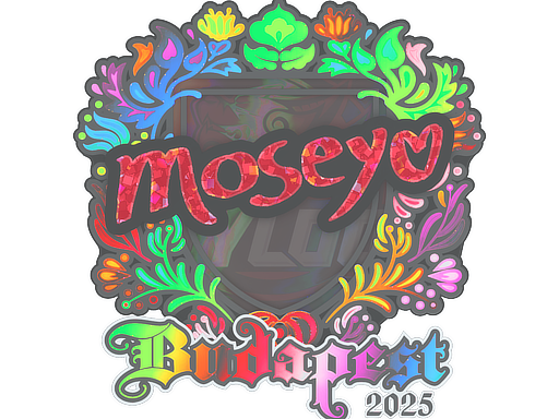 Buy CS2 sticker Sticker | Moseyuh (Holo) | Budapest 2025 skin
