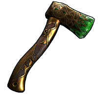 Buy Rust hatchet Emerald Relic Hatchet skin