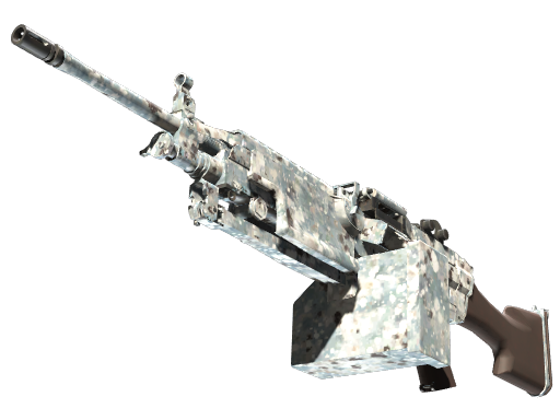 Buy CS2 machinegun M249 | Blizzard Marbleized (Minimal Wear) skin