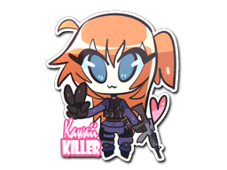 Buy CS2 sticker Sticker | Kawaii Killer CT skin