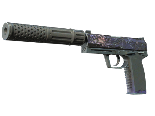 Buy CS2 pistol USP-S | Black Lotus (Battle-Scarred) skin