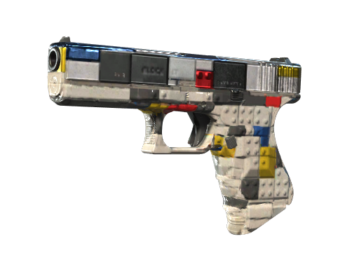 Buy CS2 pistol StatTrak™ Glock-18 | Block-18 (Well-Worn) skin