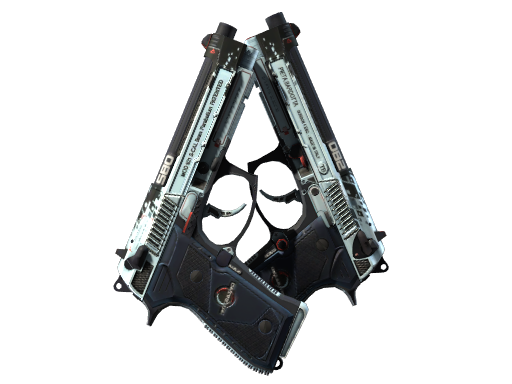 Buy CS2 pistol StatTrak™ Dual Berettas | Dezastre (Factory New) skin