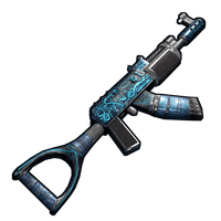 Buy Rust weapon Azul AK47 skin