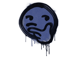 Buy CS2 graffiti Sealed Graffiti | Thoughtfull (SWAT Blue) skin