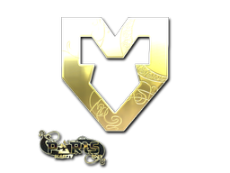 Buy CS2 sticker Sticker | MOUZ (Gold) | Paris 2023 skin