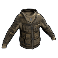 Buy Rust clothing Military Hoodie skin