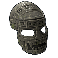 Buy Rust metal facemask Temple Facemask skin
