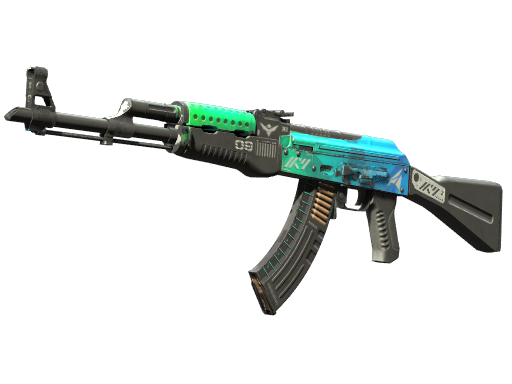 Buy CS2 rifle StatTrak™ AK-47 | Ice Coaled (Well-Worn) skin