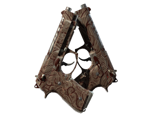 Buy CS2 pistol Dual Berettas | Pyre (Well-Worn) skin