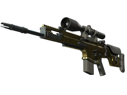 Buy CS2 sniper rifle SCAR-20 | Brass (Battle-Scarred) skin