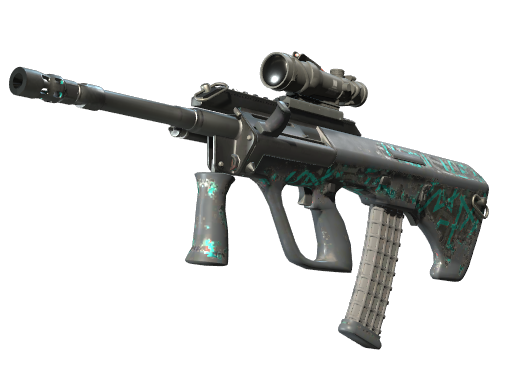 Buy CS2 rifle StatTrak™ AUG | Ricochet (Battle-Scarred) skin