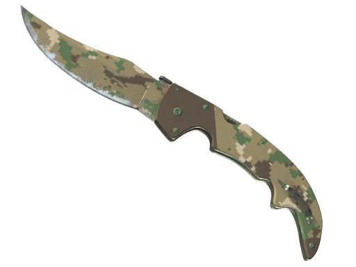 Buy CS2 knife ★ StatTrak™ Falchion Knife | Forest DDPAT (Well-Worn) skin