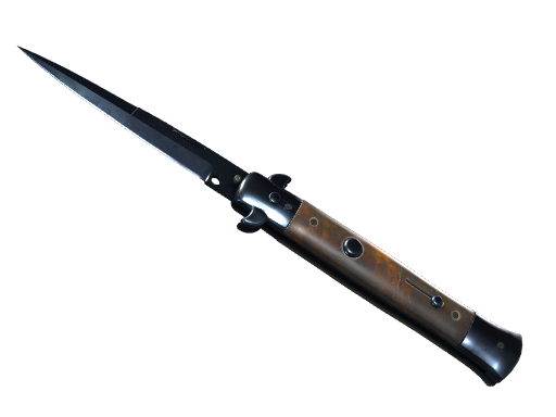 Buy CS2 knife ★ Stiletto Knife | Blue Steel (Well-Worn) skin
