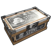Buy Rust large wooden box Scientific Stone Storage skin