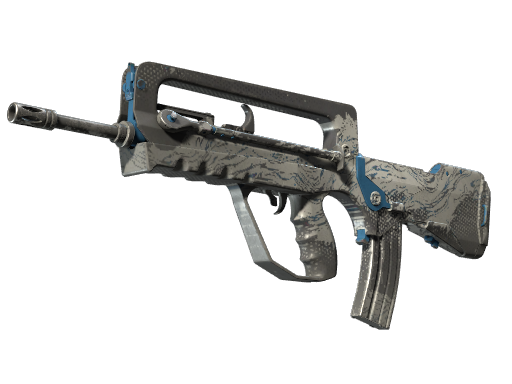 Buy CS2 rifle FAMAS | Halftone Wash (Field-Tested) skin
