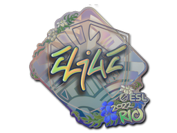 Buy CS2 sticker Sticker | EliGE (Holo) | Rio 2022 skin