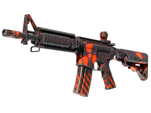 Buy CS2 rifle M4A4 | Radiation Hazard (Well-Worn) skin